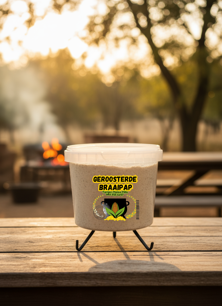 Tanien Maize Meal - Roasted Braai Pap (Unique) 5L